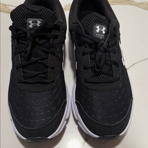 Under Armour Black and White Running Sneakers